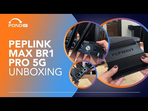 YouTube video cover for 'How to Set Up Peplink MAX BR1 Pro 5G Unboxing'.
