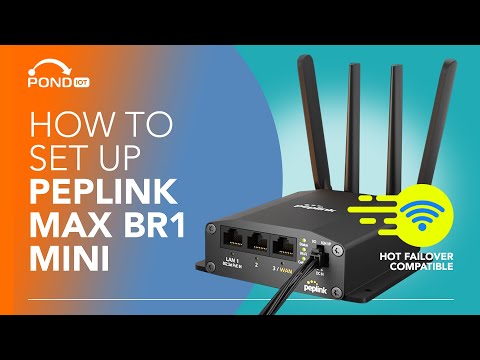 YouTube video cover for 'How to Set Up Peplink MAX BR1 Mini'.